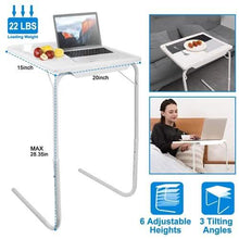 Load image into Gallery viewer, Foldable Tray Table Portable Sofa