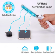 Load image into Gallery viewer, Foldable UV Sanitizer Light Sterilizer Wand