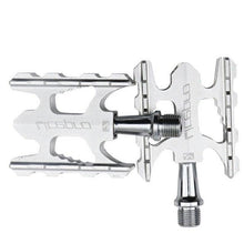 Load image into Gallery viewer, Folding Bike Pedal Sealed Bearing Aluminum Alloy Non-slip Road Bike Universal Bicycle Pedal For Universal Bikes Mountain Bike Pedals Pedals Ultra Light Aluminum Alloy Platform Pedals Sealed Bearing Non-Slip Bicycle Pedal For Road Bike