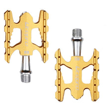 Load image into Gallery viewer, Folding Bike Pedal Sealed Bearing Aluminum Alloy Non-slip Road Bike Universal Bicycle Pedal For Universal Bikes Mountain Bike Pedals Pedals Ultra Light Aluminum Alloy Platform Pedals Sealed Bearing Non-Slip Bicycle Pedal For Road Bike