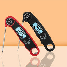 Load image into Gallery viewer, Food Digital Kitchen Thermometer For Meat Water Milk Waterproof Kitchen Cooking Food Thermometer with Probe Backlight & Calibration Best Quick Grill Meat Thermometer For Grilling BBQ Smoker Chefs Cooking Probe Waterproof Electronic Probe Kitchen Tools