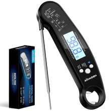 Load image into Gallery viewer, Food Kitchen Digital Meat Thermometer Waterproof Kitchen Food Cooking Thermometer with Backlight LCD Best Super Fast Electric Meat Thermometer Probe for BBQ Grilling Baking BBQ Waterproof Kitchen Cooking Tools