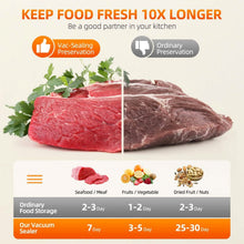 Load image into Gallery viewer, Food Vacuum Sealer Automatic Air Sealing System