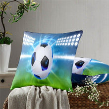 Load image into Gallery viewer, Football Pillow Case Decoration Sofa Cushion Pillow Case Throw Pillow Cover Cool Soccer Ball Art Amazing Football Fire Home Artwork Decor Pillow Case Decoration Car Pillow Case