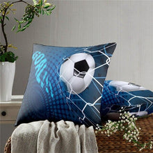 Load image into Gallery viewer, Football Pillow Case Decoration Sofa Cushion Pillow Case Throw Pillow Cover Cool Soccer Ball Art Amazing Football Fire Home Artwork Decor Pillow Case Decoration Car Pillow Case