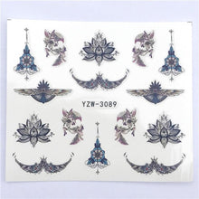 Load image into Gallery viewer, Fox Wolf Animal 3D Embossed Nail Sticker Flower Adhesive Manicure Slider Nail Art Tips Decorations Decals Manicure Design Golden Firework Star Accessories Heart Nail Art Stickers Glitter Decals Love Nail Sequins Laser Heart Nail