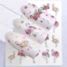 Load image into Gallery viewer, Fox Wolf Animal 3D Embossed Nail Sticker Flower Adhesive Manicure Slider Nail Art Tips Decorations Decals Manicure Design Golden Firework Star Accessories Heart Nail Art Stickers Glitter Decals Love Nail Sequins Laser Heart Nail
