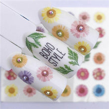 Load image into Gallery viewer, Fox Wolf Animal 3D Embossed Nail Sticker Flower Adhesive Manicure Slider Nail Art Tips Decorations Decals Manicure Design Golden Firework Star Accessories Heart Nail Art Stickers Glitter Decals Love Nail Sequins Laser Heart Nail