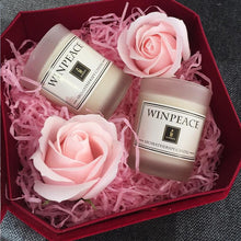 Load image into Gallery viewer, Fragrance Handmade Candle With Glass Candle Stick Pure Natural Soybean Wax With Plant Essential Oils Perfect for Bath Yoga Christmas Birthday Mother's Day Romantic Birthday Scented Candle Creative Soy Wax Hand Gift Candles