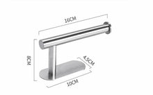 Load image into Gallery viewer, Free Kitchen Roll Paper Accessory Wall Mount Toilet Paper Holder Stainless Steel Bathroom Tissue Towel Accessories Rack Holders Toilet Paper Holder No Drilling Toilet Roll Holder Stand for Home Bathroom Washroom Kitchen