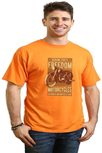 Load image into Gallery viewer, Freedom Motorcycles Men's Bamboo Viscose/Organic Cotton Short Sleeve Graphic T-Shirt