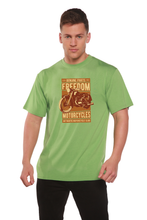 Load image into Gallery viewer, Freedom Motorcycles Men's Bamboo Viscose/Organic Cotton Short Sleeve Graphic T-Shirt