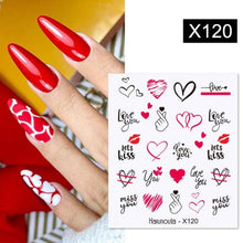 Load image into Gallery viewer, French Line Nail Water Decal Flower Marble Leaf Girl Stickers on Nails Water Ink Transfer Slider Nail Stickers Decor Kids Nails Art Decoration Nail Strips Shiny French Tip Guides Stickers French Nail Stickers Form Fringe Guides