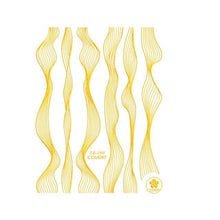 Load image into Gallery viewer, French Rose Gold Striping Tape Nail Design Stripe Lines Geometry 3D Sticker for Nails Gel Polish Sticker Decals for Manicuring Decorations Manicure Stickers Decals Silver Strip Line Nail Decal Self-Adhesive 3D Wave Decal Decoration Metallic Curve Design