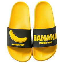 Load image into Gallery viewer, Fruit Home Women Slippers Banana Summer Indoor Flats Orange Bathroom Slides Non Slip Fruit Slippers Soft Slide Sandals Non-Slip Bath Shower Slippers