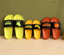 Load image into Gallery viewer, Fruit Home Women Slippers Banana Summer Indoor Flats Orange Bathroom Slides Non Slip Fruit Slippers Soft Slide Sandals Non-Slip Bath Shower Slippers