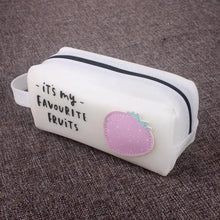 Load image into Gallery viewer, Fruit Pattern Pencil Case Large Capacity Candy Colors Pencil Cases High School College Office Supply Pencil Box