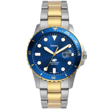 Load image into Gallery viewer, Fossil Men's Blue Dive