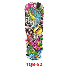 Load image into Gallery viewer, Full Arm Large Size Sleeve Temporary Sticker Dragon Tattoo Waterproof Body Art Realistic 3D Design For Mens