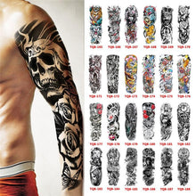 Load image into Gallery viewer, Full Arm Large Size Sleeve Temporary Sticker Dragon Tattoo Waterproof Body Art Realistic 3D Design For Mens