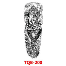 Load image into Gallery viewer, Full Arm Large Size Sleeve Temporary Sticker Dragon Tattoo Waterproof Body Art Realistic 3D Design For Mens