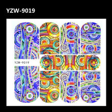 Load image into Gallery viewer, Full Beauty 1pc Black Flower Vine Nail Water Sticker Leaf Lace Design Slider Nail Art Decal Beauty Foils Decoration Nail Decals for Women Nail Art Stickers Water Transfer Decals Design Nail Art Supplies Manicure Acrylic Nail Foil Stencils Decorations