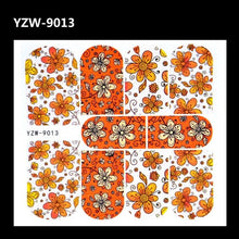 Load image into Gallery viewer, Full Beauty 1pc Black Flower Vine Nail Water Sticker Leaf Lace Design Slider Nail Art Decal Beauty Foils Decoration Nail Decals for Women Nail Art Stickers Water Transfer Decals Design Nail Art Supplies Manicure Acrylic Nail Foil Stencils Decorations