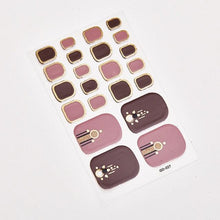 Load image into Gallery viewer, Full Beauty Loveliness Designed Manicure Valentines Nail Art Designer Nail Decals Kids Nails Art Decoration Nail Sticker Set French Tip Guides Stickers French Nail Stickers Form Fringe Guides for Decoration Stencil Tools