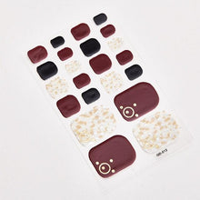 Load image into Gallery viewer, Full Beauty Loveliness Designed Manicure Valentines Nail Art Designer Nail Decals Kids Nails Art Decoration Nail Sticker Set French Tip Guides Stickers French Nail Stickers Form Fringe Guides for Decoration Stencil Tools