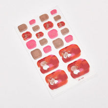 Load image into Gallery viewer, Full Beauty Loveliness Designed Manicure Valentines Nail Art Designer Nail Decals Kids Nails Art Decoration Nail Sticker Set French Tip Guides Stickers French Nail Stickers Form Fringe Guides for Decoration Stencil Tools