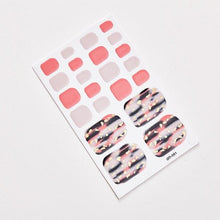 Load image into Gallery viewer, Full Beauty Loveliness Designed Manicure Valentines Nail Art Designer Nail Decals Kids Nails Art Decoration Nail Sticker Set French Tip Guides Stickers French Nail Stickers Form Fringe Guides for Decoration Stencil Tools