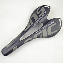 Load image into Gallery viewer, Full Carbon Fiber Bicycle Saddle Road Bike Carbon Saddle Seat Matt Bike Cushion Carbon Fiber Road Bike Saddle Cushion Lightweight Comfortable Bicycle Seat With PU Leather Cover For Road Bike And Mountain Bike
