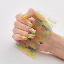 Load image into Gallery viewer, Full Cover Nail Stickers Designer Nail Decals Fashion Five Sorts of Nail Stickers Nail Sticker set Nail Decoration Nail Strips 3D Nail Art Stickers Decal Slider Template Diy Nail Tool Decorations Nail Art Design Self Adhesive Luxury Designer Nail Sticker