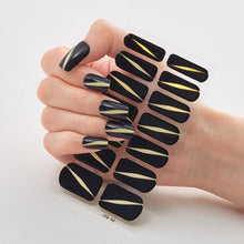 Load image into Gallery viewer, Full Cover Nail Stickers Designer Nail Decals Fashion Five Sorts of Nail Stickers Nail Sticker set Nail Decoration Nail Strips 3D Nail Art Stickers Decal Slider Template Diy Nail Tool Decorations Nail Art Design Self Adhesive Luxury Designer Nail Sticker