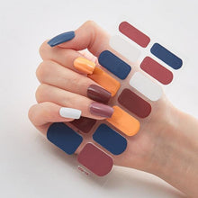Load image into Gallery viewer, Full Cover Nail Stickers Designer Nail Decals Fashion Five Sorts of Nail Stickers Nail Sticker set Nail Decoration Nail Strips 3D Nail Art Stickers Decal Slider Template Diy Nail Tool Decorations Nail Art Design Self Adhesive Luxury Designer Nail Sticker