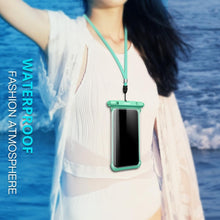 Load image into Gallery viewer, Full Display Waterproof Case for Phone Transparent Snow Underwater Swim Pouch Mobile Covers Design Waterproof Case For Swimming Compatible For iPhone Lightweight Smartphone Case
