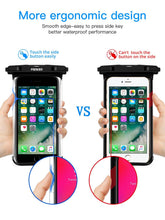 Load image into Gallery viewer, Full Display Waterproof Case for Phone Transparent Snow Underwater Swim Pouch Mobile Covers Design Waterproof Case For Swimming Compatible For iPhone Lightweight Smartphone Case