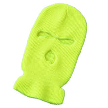 Load image into Gallery viewer, Full Face Cover Ski Mask Hat 3 Holes Balaclava Army Tactical CS Windproof Knit Beanies Bonnet Winter Warm Unisex Caps Neck Gaiter, Winter Balaclava Warm Knit Beanie for Outdoor Sports Outdoor Full Face Cover Thermal Ski Mask One Size