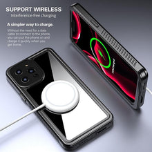 Load image into Gallery viewer, Full Sealed Underwater Case For iPhone 14 13 12 Pro Max Mini 11 XS Max XR 6 7 8 Plus 5 Waterproof Diving Swim Cover Waterproof Case for iPhone Slim Fit Snow Resistant Case Strong Phone Case & Screen Protector