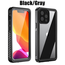 Load image into Gallery viewer, Full Sealed Underwater Case For iPhone 14 13 12 Pro Max Mini 11 XS Max XR 6 7 8 Plus 5 Waterproof Diving Swim Cover Waterproof Case for iPhone Slim Fit Snow Resistant Case Strong Phone Case & Screen Protector