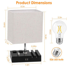 Load image into Gallery viewer, Fully Dimmable Table Lamp