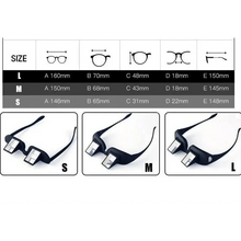 Load image into Gallery viewer, Funny Black Lazy Periscope Horizontal Reading TV Lightweight Sit View Glasses Lie Down Unisex Wide Use Glasses