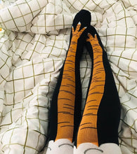 Load image into Gallery viewer, Funny Chicken Long Socks Fashion Cotton Funny 3D Unisex Over Knee High Socks Halloween Christmas Cartoon Gift Socks Fun Thigh Highs Chicken Legs Socks For Men And Women