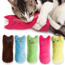 Load image into Gallery viewer, Funny Colorful Teeth Grinding Catnip Toys Cute Kitten Chewing Toy Stuffed Toys For Pets Soft Cat Toys