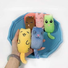 Load image into Gallery viewer, Funny Colorful Teeth Grinding Catnip Toys Cute Kitten Chewing Toy Stuffed Toys For Pets Soft Cat Toys