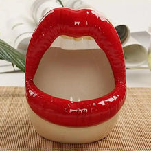 Load image into Gallery viewer, Funny Creative Ceramic Cartoon Lips Ashtray Gift for Home - Trendy Mouth Mini Ashtray for Boyfriend