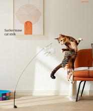 Load image into Gallery viewer, Funny Feather Bird with Bell Cat Stick Toy for Kitten Playing Teaser Wand Toy Cat Supplies Interactive Wiggle Moving Cat Kicker Toy with Plush Interactive Cat Toys Fun Toy For Cat Exercise