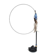 Load image into Gallery viewer, Funny Feather Bird with Bell Cat Stick Toy for Kitten Playing Teaser Wand Toy Cat Supplies Interactive Wiggle Moving Cat Kicker Toy with Plush Interactive Cat Toys Fun Toy For Cat Exercise
