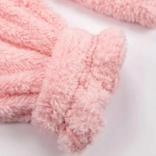 Load image into Gallery viewer, Fuzzy Hooded Pajama Jumpsuit For Music Festival, Long Sleeve Zipper Lingerie & Sleepwear