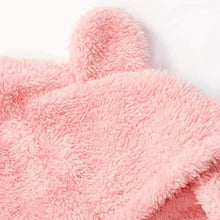 Load image into Gallery viewer, Fuzzy Hooded Pajama Jumpsuit For Music Festival, Long Sleeve Zipper Lingerie & Sleepwear